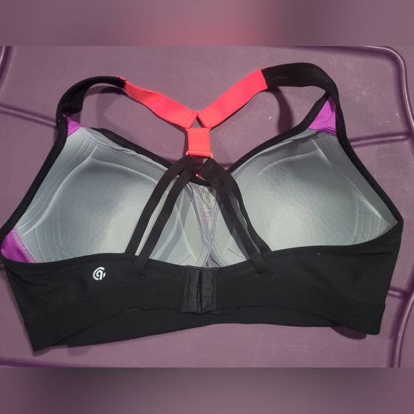 C9 by Champion Black and Purple Sports Bra - Picture 2 of 3